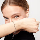 Rectangular link chain bracelet